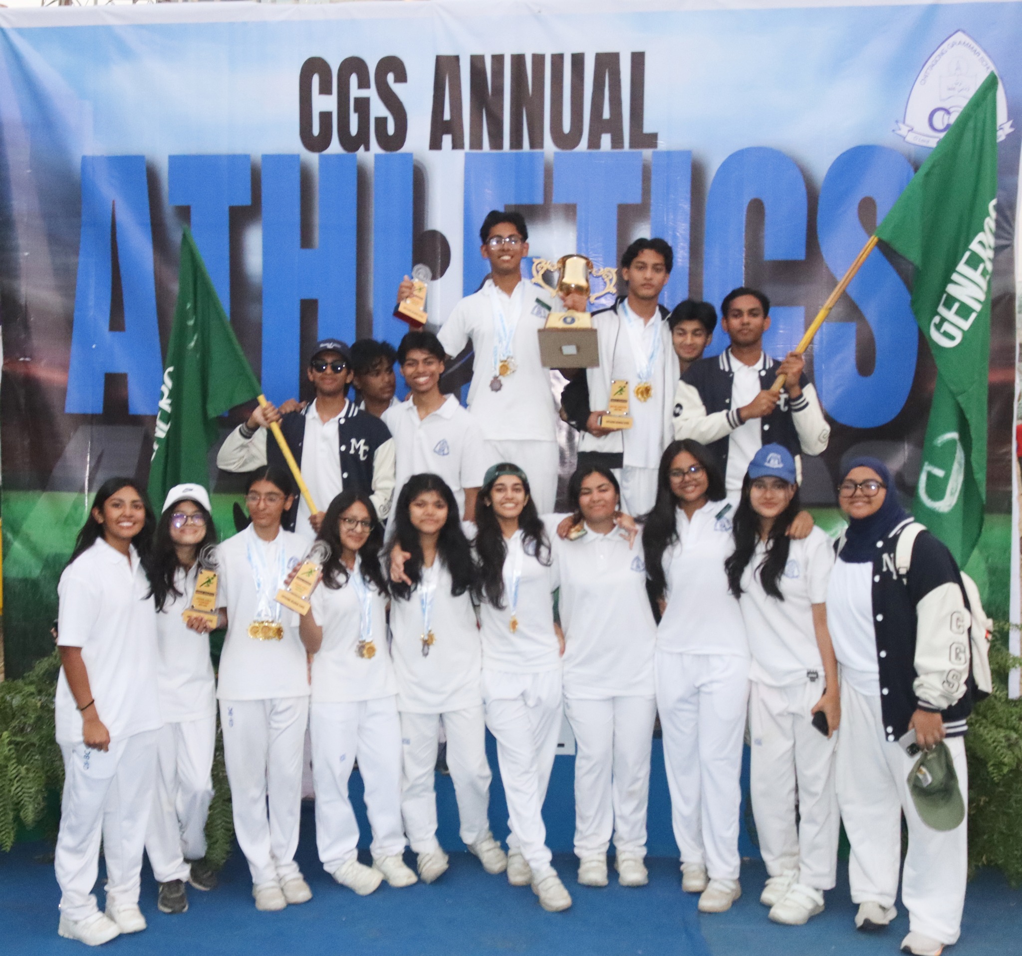 CGS Annual Athletics 2025–26 A vibrant celebration of energy, endurance, and sportsmanship! From thrilling races to strong teamwork, our students showcased the true spirit of CGS. Congratulations to Generosity House for emerging as the Champion House.